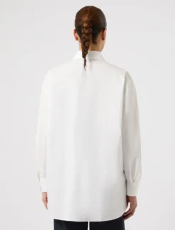 Camicia in microtwill di cotone - BIANCO OTTICO