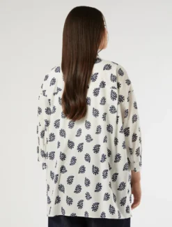 Camicia in mussola di cotone - BIANCO