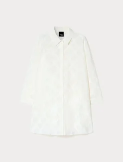 Camicia in mussola di cotone - BIANCO