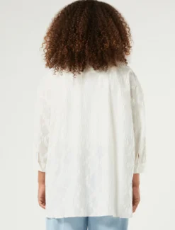 Camicia in mussola di cotone - BIANCO