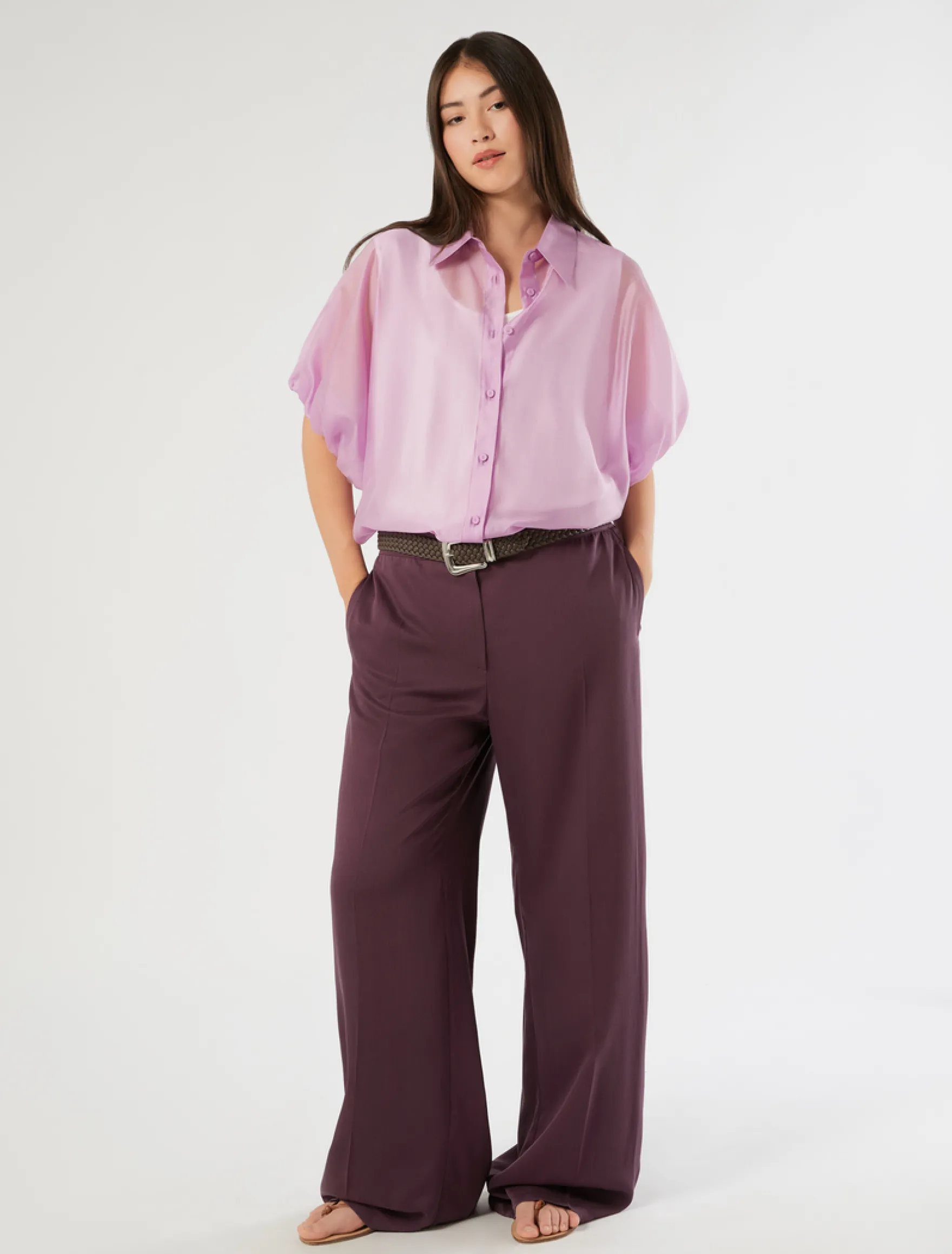 Camicia in mussola - GLICINE