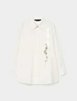 Camicia in popeline - BIANCO