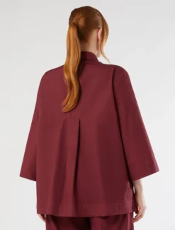Camicia in popeline con ricamo - VINACCIA