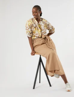 Camicia in popeline di cotone - AVORIO
