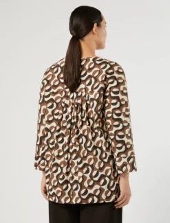 Camicia in popeline di cotone - AVORIO