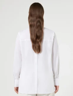 Camicia in popeline di cotone - BIANCO OTTICO