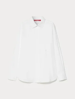 Camicia in popeline di cotone - BIANCO OTTICO