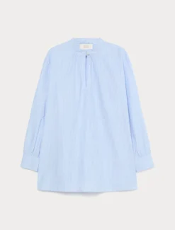 Camicia in popeline di cotone - BIANCO OTTICO