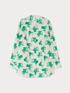 Camicia in popeline di cotone - ECRU