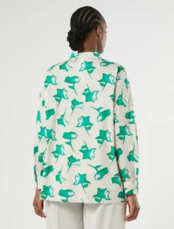 Camicia in popeline di cotone - ECRU