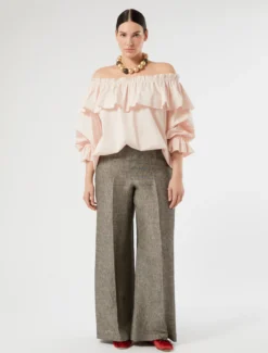Camicia in popeline di cotone - ROSA