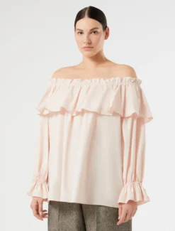 Camicia in popeline di cotone - ROSA