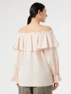 Camicia in popeline di cotone - ROSA