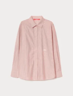 Camicia in popeline di cotone - ROSA