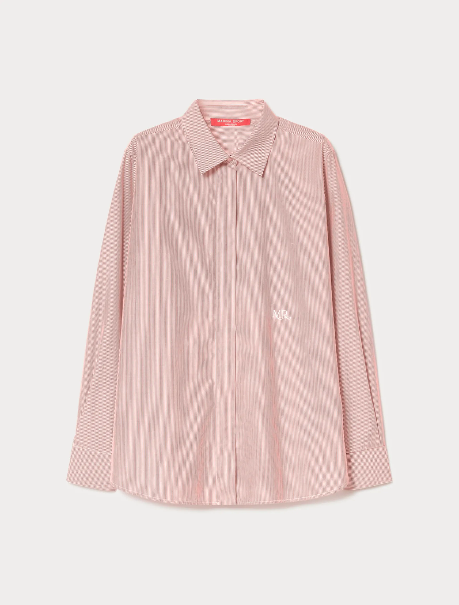 Camicia in popeline di cotone - ROSA