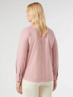Camicia in popeline di cotone - ROSA