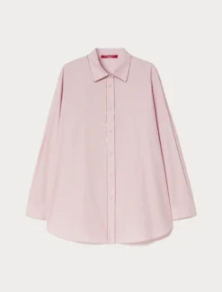 Camicia in popeline di cotone - ROSA