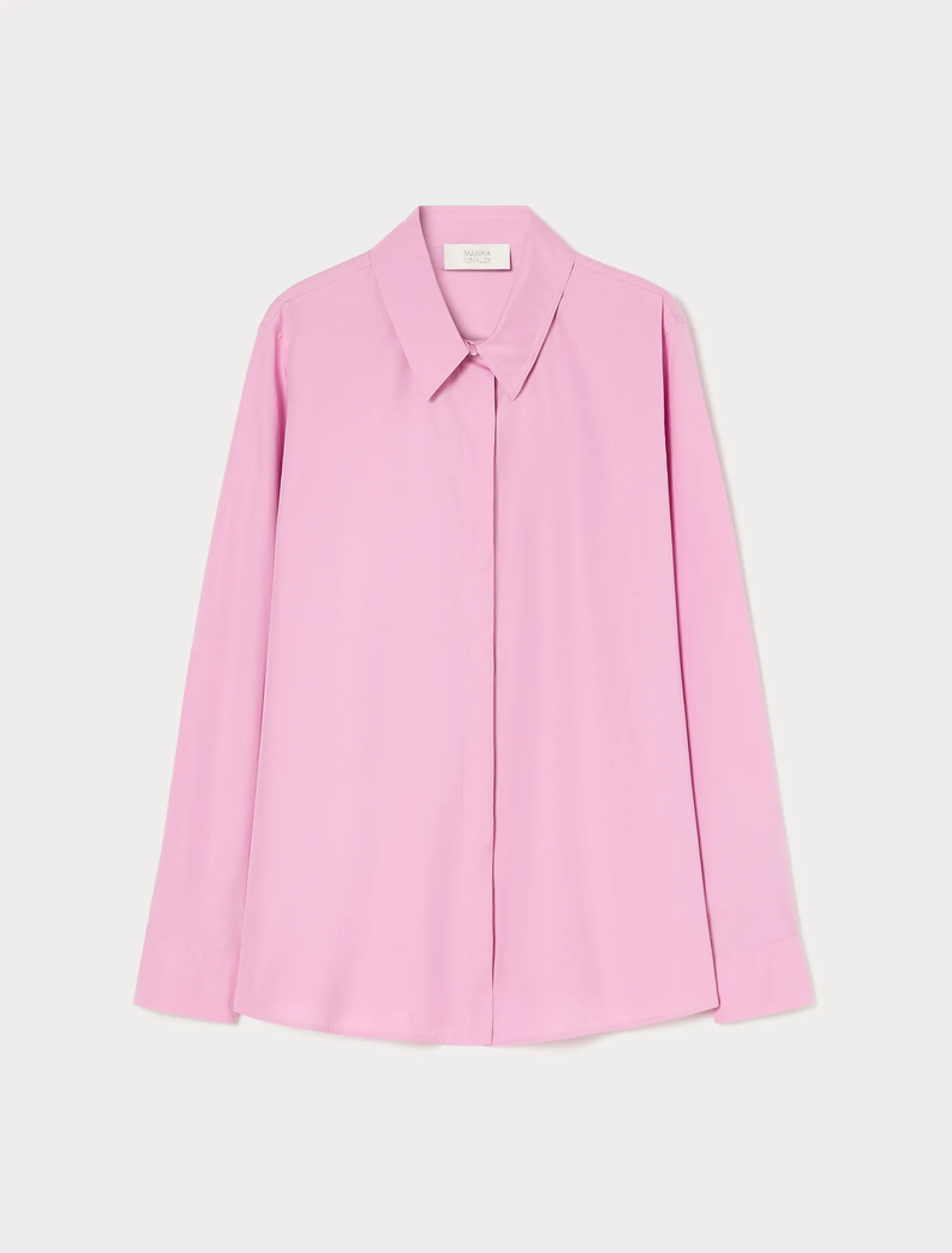 Camicia in popeline di cotone - ROSA