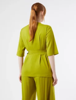 Camicia in popeline di cotone - VERDE OLIVA