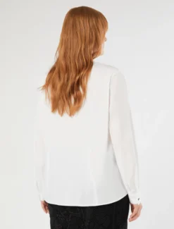Camicia in popeline di cotone organico - BIANCO OTTICO