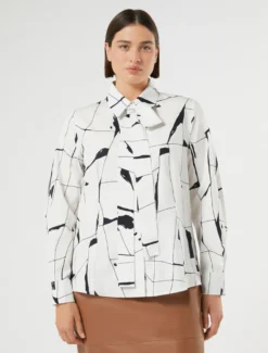 Camicia in popeline di puro cotone - BIANCO