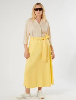 Camicia in popeline rigato - BIANCO