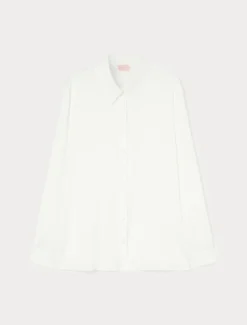 Camicia in raso - BIANCO