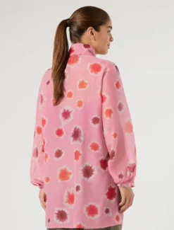 Camicia in seta e cotone - ROSA