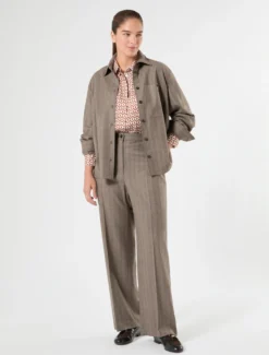 Camicia in twill - BIANCO