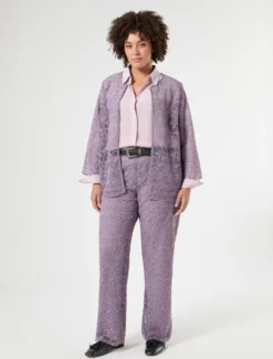 Camicia in viscosa - LAVANDA