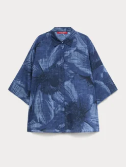 Camicia in voile di cotone - BLUETTE