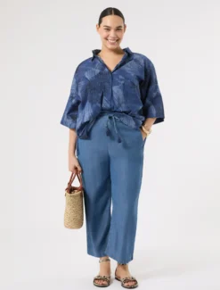 Camicia in voile di cotone - BLUETTE