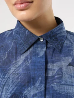 Camicia in voile di cotone - BLUETTE
