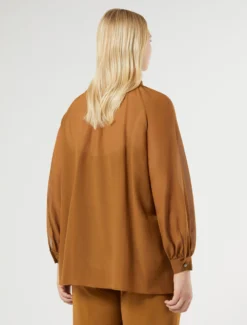 Camicia in voile di cotone e seta - SIENA