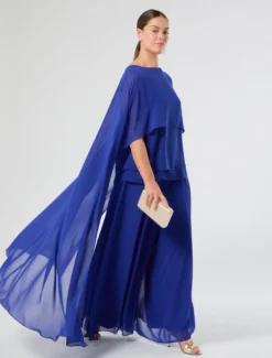Cappa coprispalle in georgette - BLUETTE