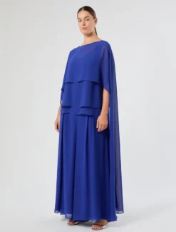 Cappa coprispalle in georgette - BLUETTE