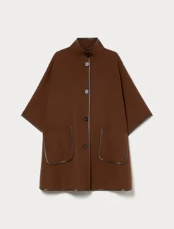 Cappa in double di lana e nylon - BISCOTTO