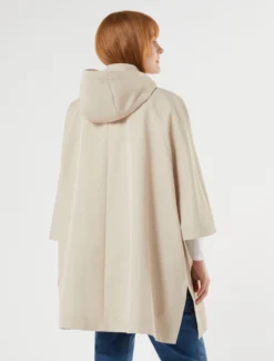 Cappa in twill antigoccia - VERDE MUSCHIO