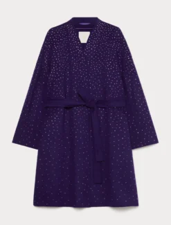 Cappotto double in lana e cachemire - VIOLA