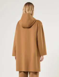 Cappotto in double di lana e cachemire - BISCOTTO