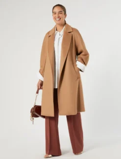 Cappotto in drap di cammello - CAMMELLO