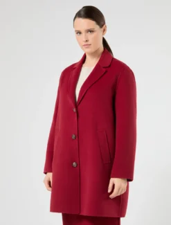 Cappotto in panno double - BORDEAUX