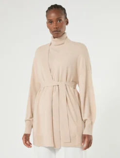 Cardigan in cachemire - BEIGE