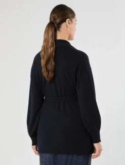 Cardigan in cachemire - BLU NOTTE