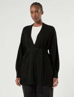 Cardigan in cachemire - NERO