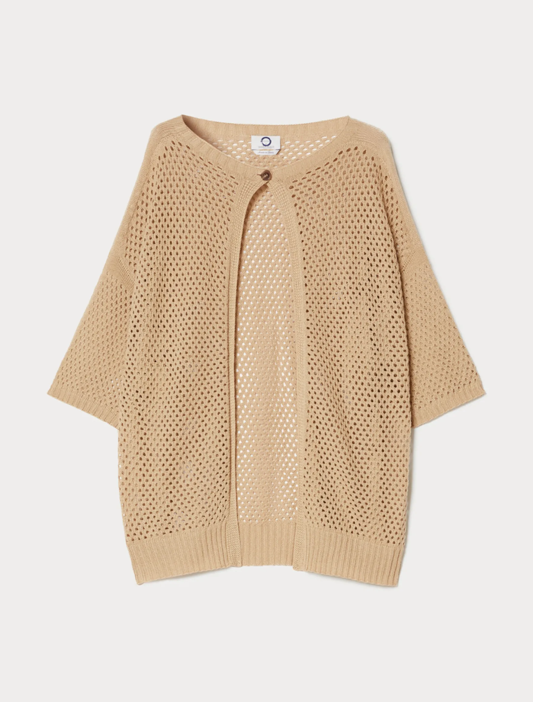 Cardigan in cotone - SABBIA