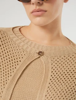 Cardigan in cotone - SABBIA