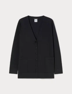 Cardigan in lana - BLU NOTTE