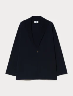 Cardigan in lana - BLU NOTTE