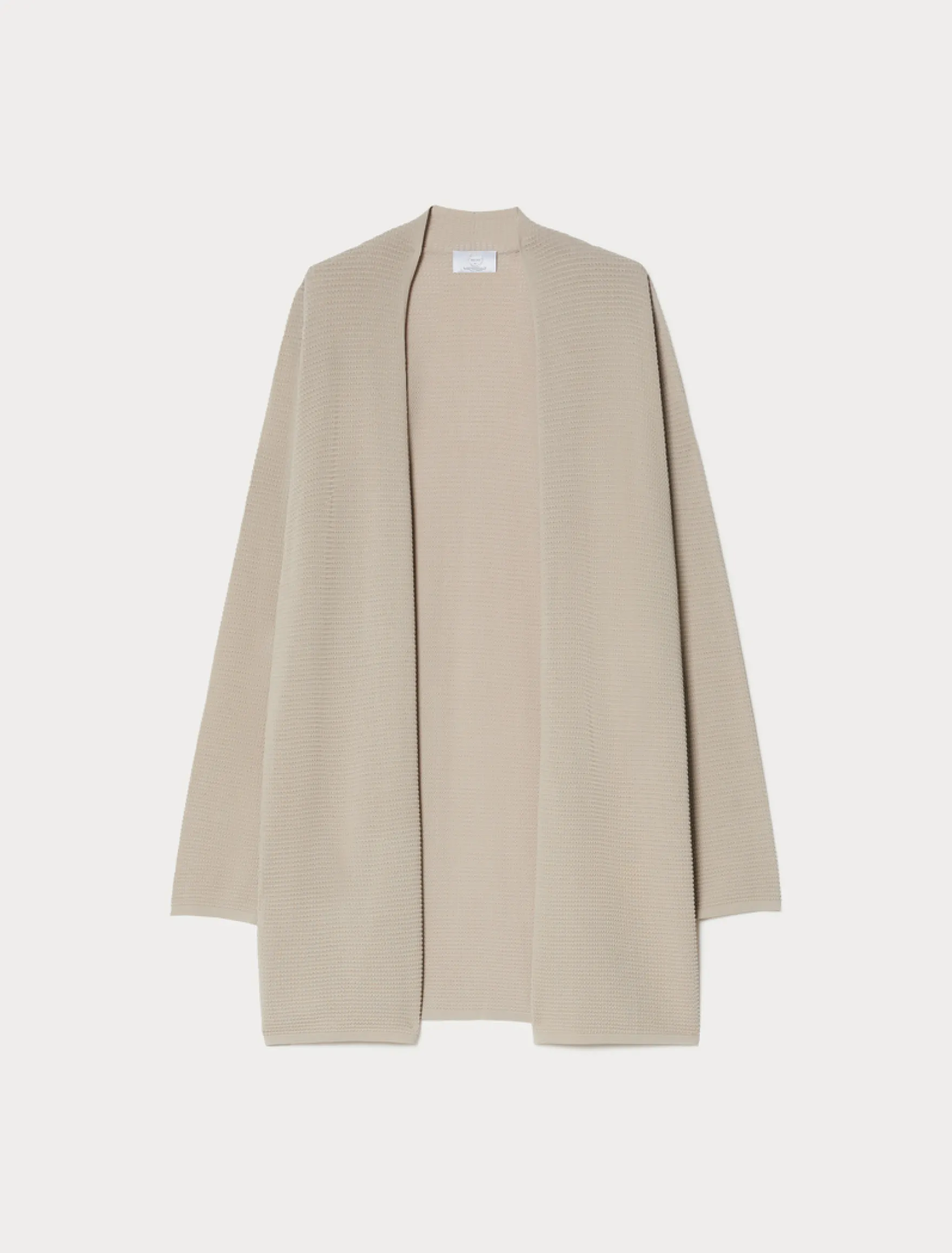 Cardigan in maglia di viscosa - TORTORA